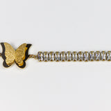 Butterfly Tennis Nazar Bracelet - Adorn-iq