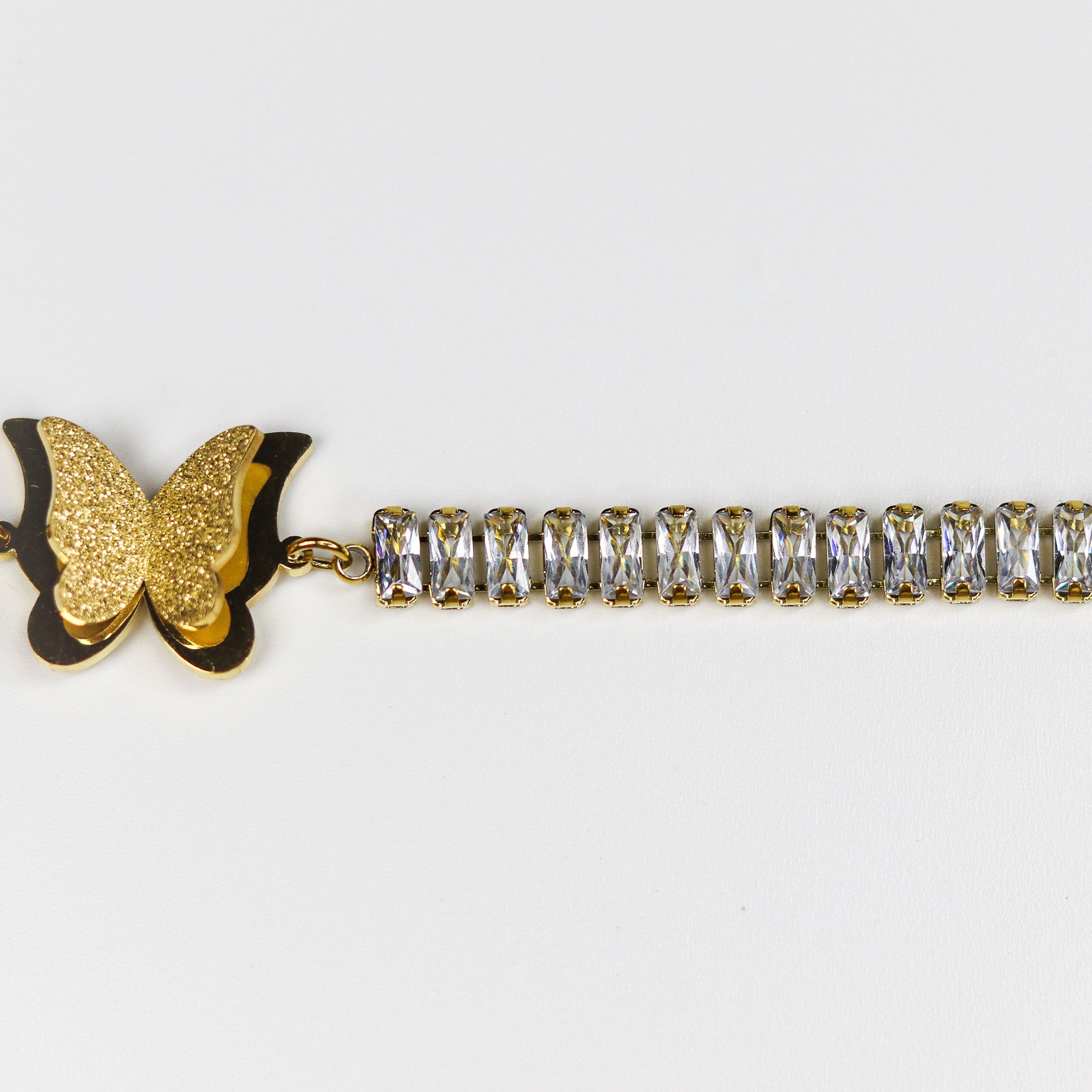Butterfly Tennis Nazar Bracelet - Adorn-iq