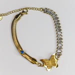 Butterfly Tennis Nazar Bracelet - Adorn-iq