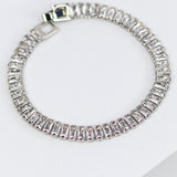Lustre Link Tennis Chain Bracelet