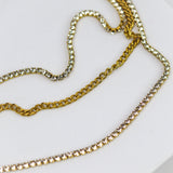 Double Chain Tennis Bracelet