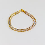 Lustre Gold Tennis Chain Bracelet