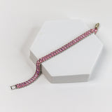 Lustre Link Tennis Chain Bracelet