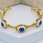 Evil Eye Cuff Bracelet - Adorn-iq