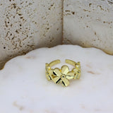 Trio Flower Ring - Adorn-iq