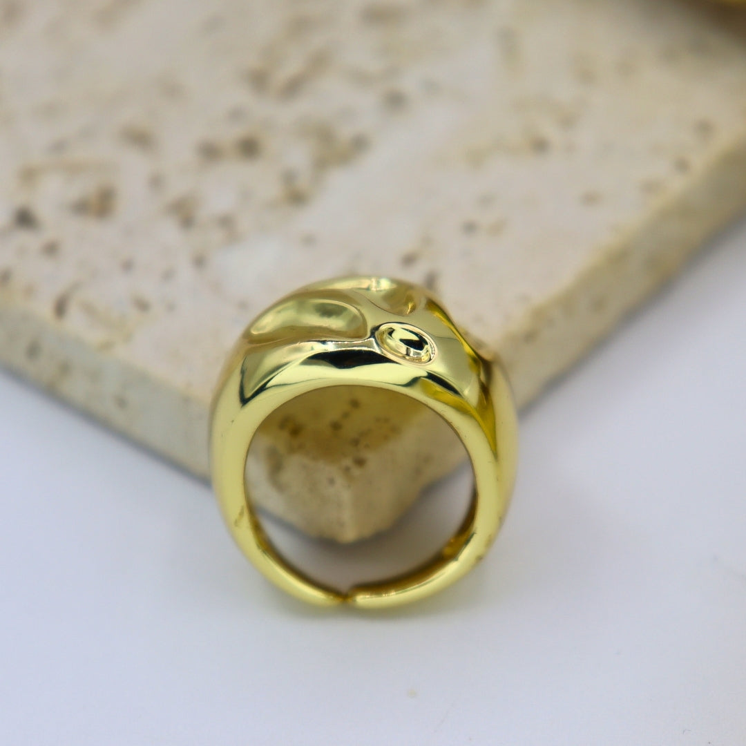 Chunky Gold Ring - Adorn-iq
