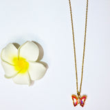 Crystal Butterfly Necklace