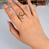 DuoMuse Solitaire Ring
