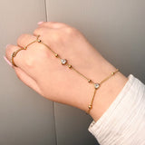 Cushion Heart Hand Chain