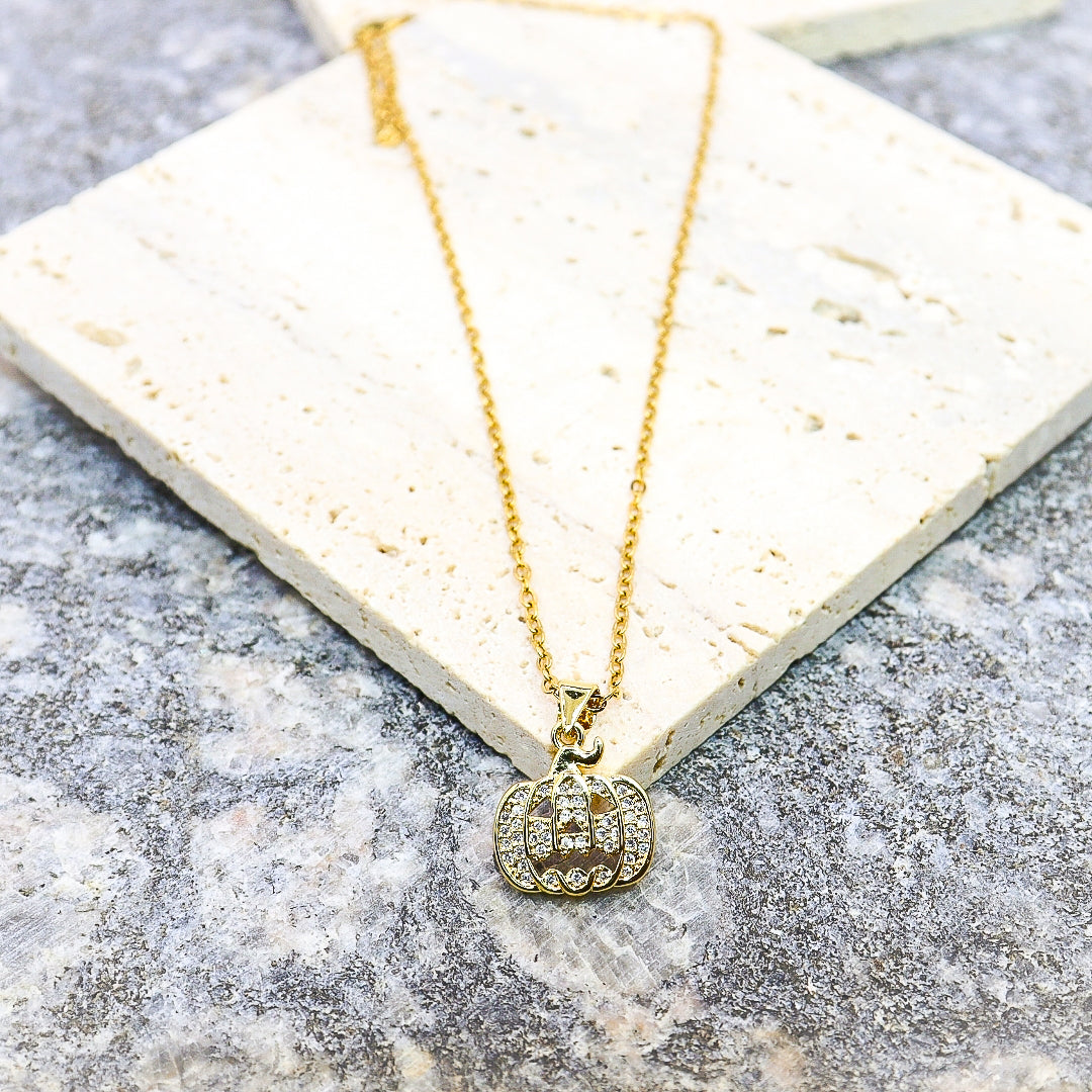 Pumpkin Stones Necklace