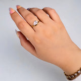 Solara Pear Solitaire Ring