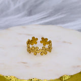Gold Flower Ring - Adorn-iq