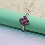 Pink Flower Ring - Adorn-iq