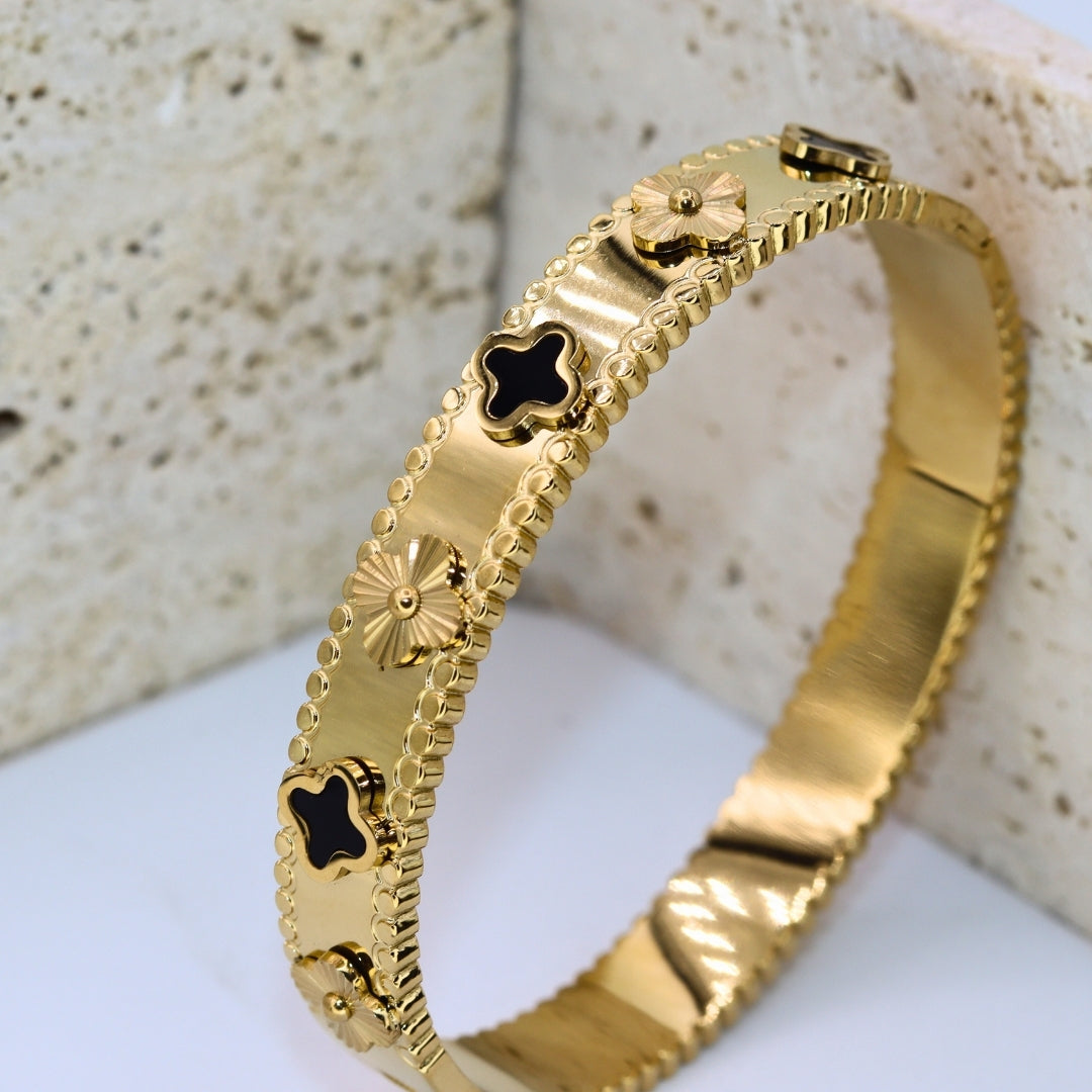 Black Clover Bracelet - Adorn-iq