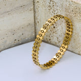 Bow Gold Bangle Bracelet - Adorn-iq