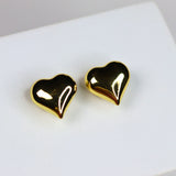 Chubby Heart Earrings - Adorn-iq