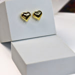 Chubby Heart Earrings - Adorn-iq