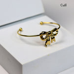 Chunky Bow Cuff Combo Set - Adorn-iq