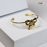 Chunky Bow Cuff Combo Set - Adorn-iq
