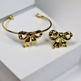 Chunky Bow Cuff Combo Set - Adorn-iq