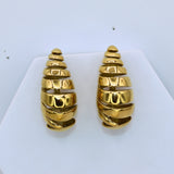 Chunky Croissant Stud Earrings - Adorn-iq