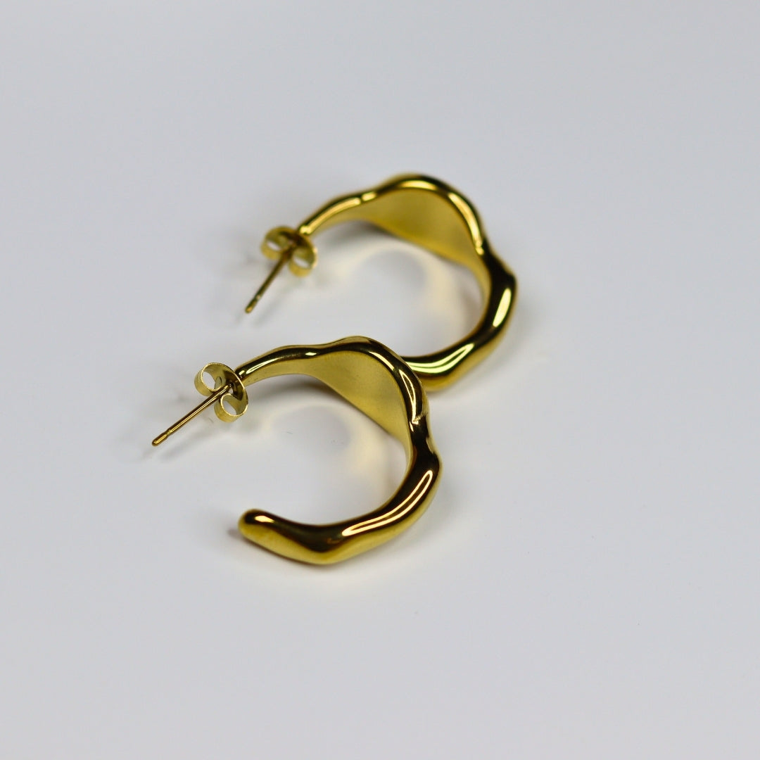 Chunky Moon Stone Earrings - Adorn-iq