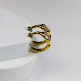 Chunky Moon Stone Earrings - Adorn-iq