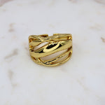 Chunky layer Ring - Adorn-iq