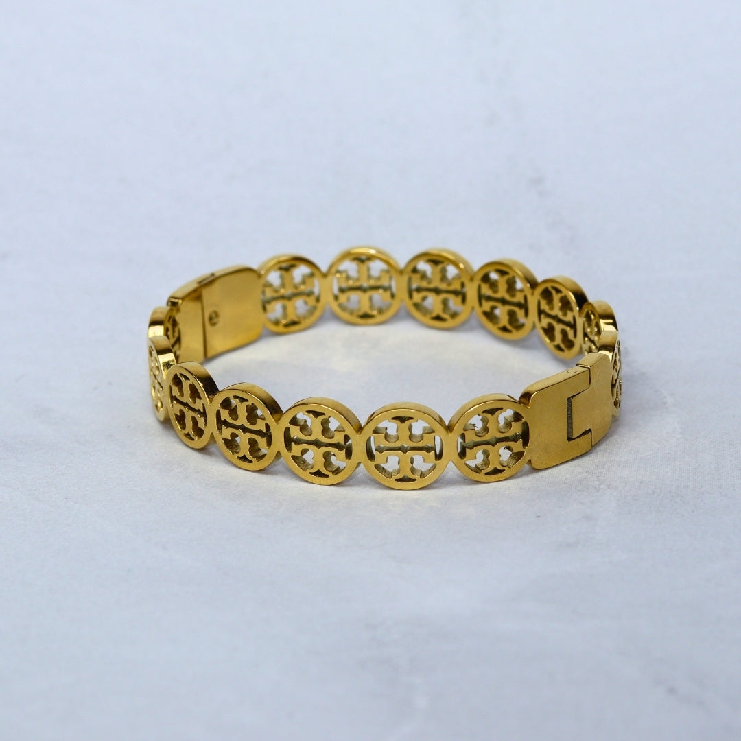 Classic gold Pattern Bracelet – Adorniq Jewellery