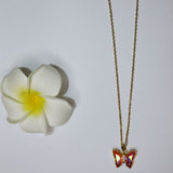 Crystal Butterfly Necklace - Adorn-iq