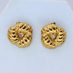 Cushion Stud Earrings - Adorn-iq