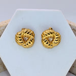 Cushion Stud Earrings - Adorn-iq