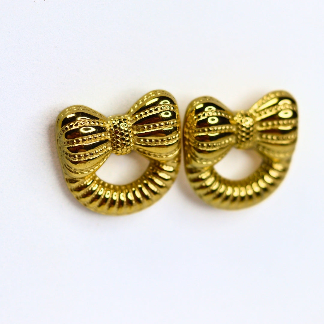 Damroo Bow Earrings - Adorn-iq