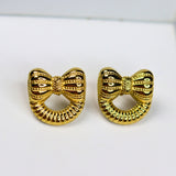 Damroo Bow Earrings - Adorn-iq