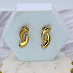 Double C Shape Stud Earrings - Adorn-iq
