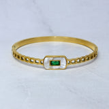 Emerald Mother Pearl Bracelet for women