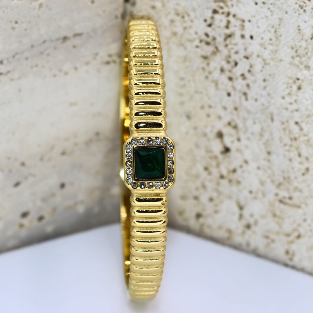 Emerald Zircon Bracelet - Adorn-iq