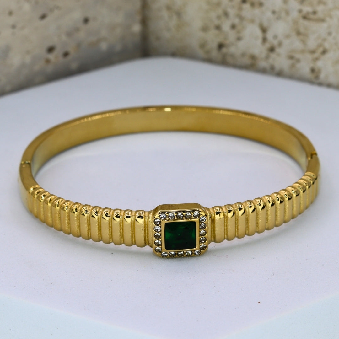 Emerald Zircon Bracelet - Adorn-iq