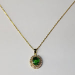 Emerald Zircon Necklace - Adorn-iq