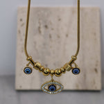 Evil Eye Charm Necklace - Adorn-iq