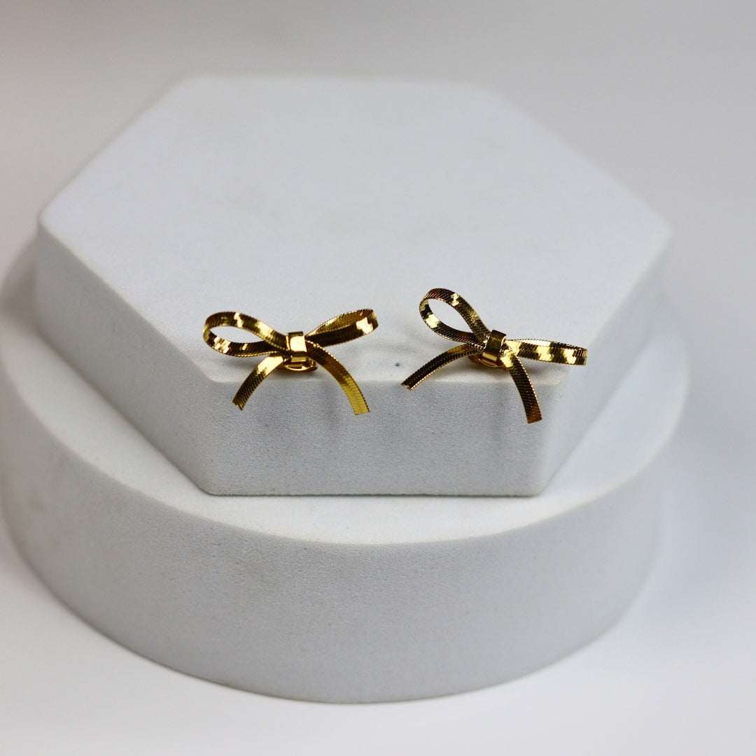 Flexi Bow Earrings - Adorn-iq