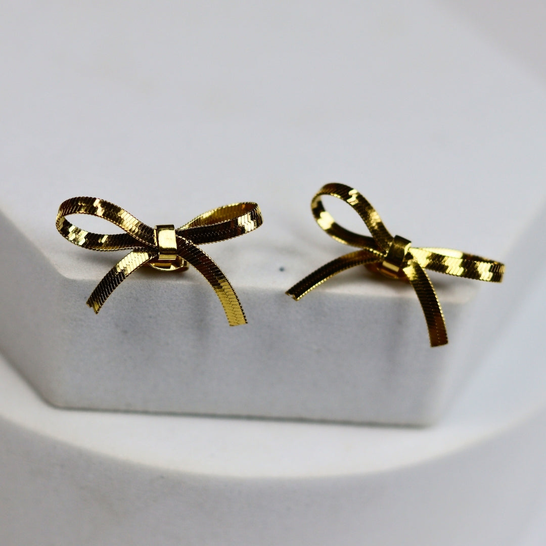 Flexi Bow Earrings - Adorn-iq