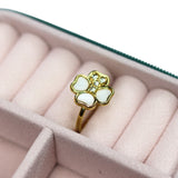 Floral Mother Pearl Ring - Adorn-iq