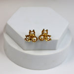 Floral Pearl Earrings - Adorn-iq