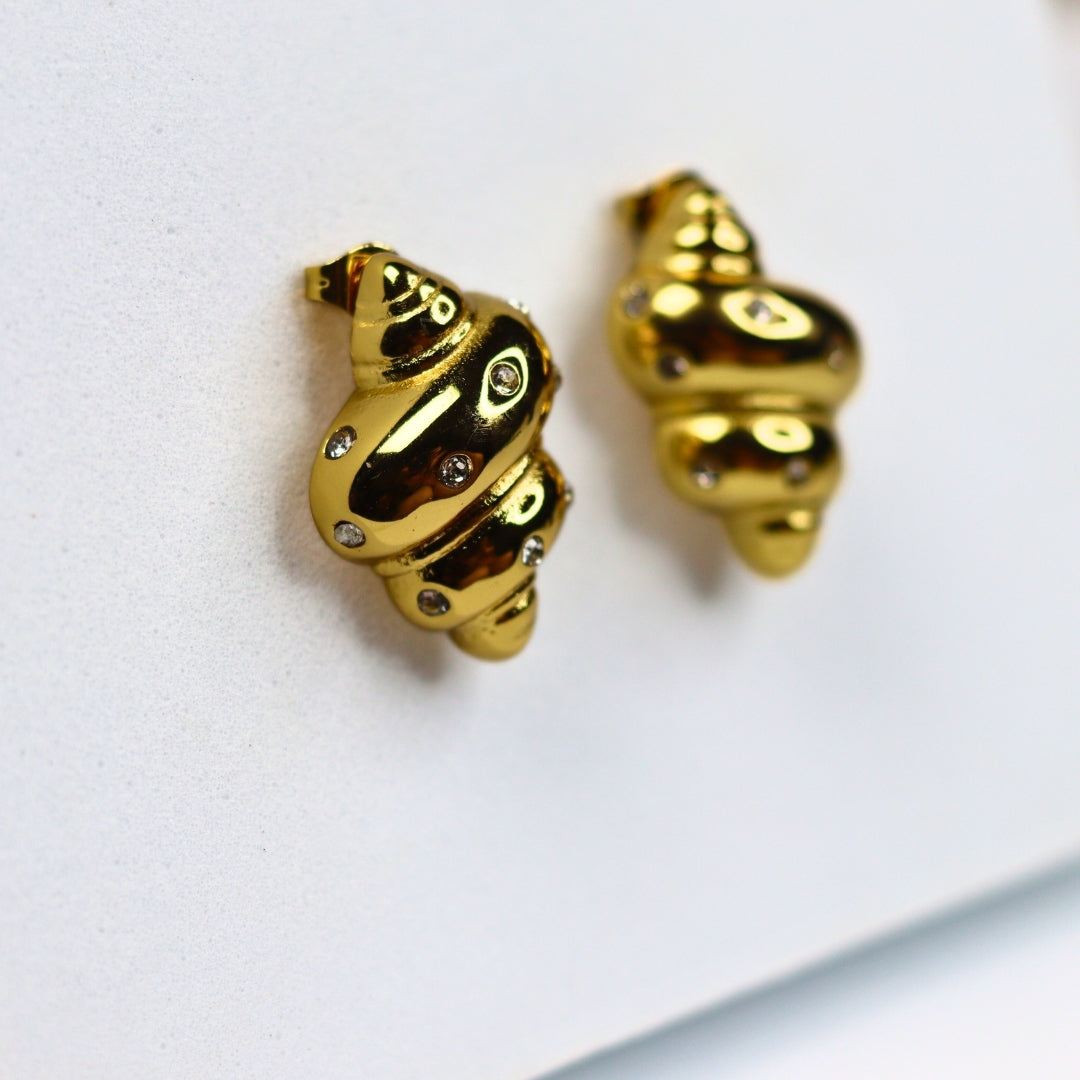 Fresh Croissant Earrings - Adorn-iq