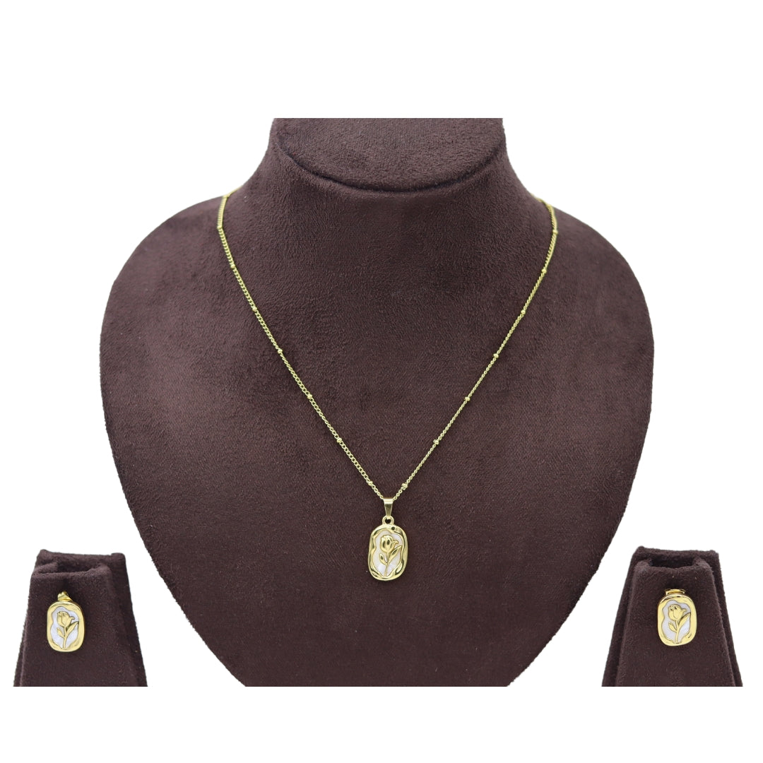 Gold Flower Combo set - Adorn-iq