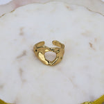 Gold Hallow Ring - Adorn-iq