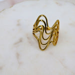 Gold Statement Ring - Adorn-iq