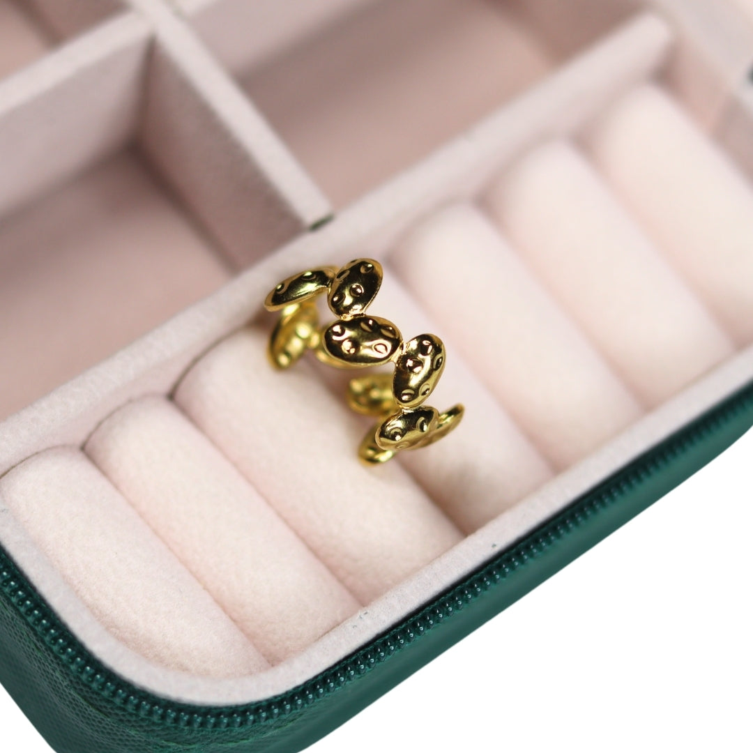 Golden Pebble Ring