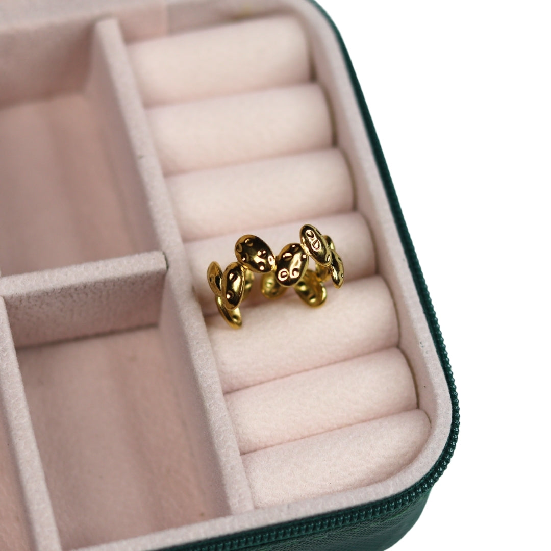 Golden Pebble Ring
